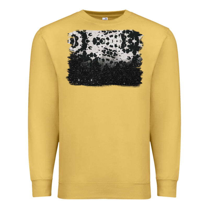 Cowhide Background Premium Sweatshirt by BarkalooDesign | Teevron
