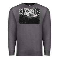 Charcoal Heather cowhide background Premium Sweatshirt - BarkalooDesign