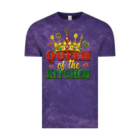Cloud Purple queen of the kitchen Vintage Tee - texasbilliewilder