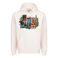 Pale Pink tx texas Premium Hoodie - NancyCooperArtShop