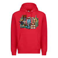 Red tx texas Premium Hoodie - NancyCooperArtShop