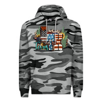 Slate Camo tx texas Premium Hoodie - NancyCooperArtShop