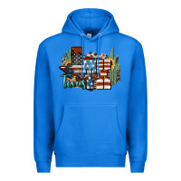 True Royal tx texas Premium Hoodie - NancyCooperArtShop