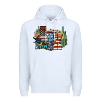 White tx texas Premium Hoodie - NancyCooperArtShop
