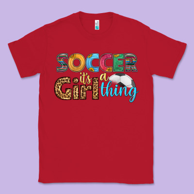 Soccer It's A Girl Thing Classic Tee Designed By Hra Design Shop