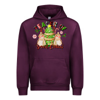 Mauve Wine teacher of smart cookies Urban Hoodie - LillyAllenDesigns