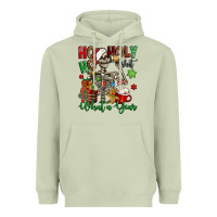 Matcha ho ho holy shit what a year christmas skeleton Heavyweight Hoodie - Jasminsmagicworld
