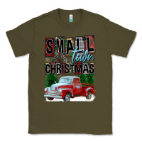 Army Green Small Town Christmas Classic Tee - FaDigitalArtStudio