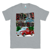 Heather Grey Small Town Christmas Classic Tee - FaDigitalArtStudio