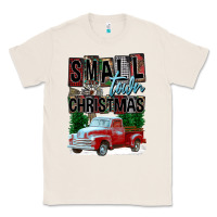 Natural Small Town Christmas Classic Tee - FaDigitalArtStudio