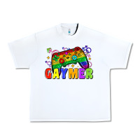 White Gaymer Urban Heavy Tee - Zillion Design Studio