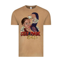 Vintage Camel self made babe afro black woman Vintage Tee - texasbilliewilder