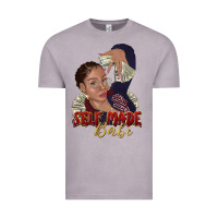 Vintage Zinc self made babe afro black woman Vintage Tee - texasbilliewilder