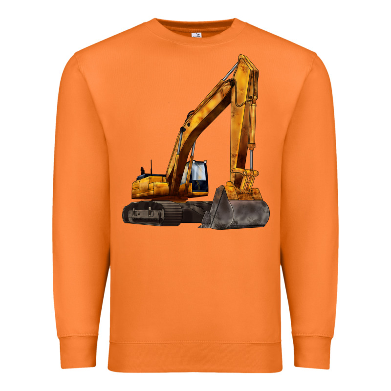 Excavator Premium Sweatshirt by LillyAllenDesigns | Teevron
