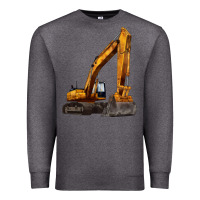 Charcoal Heather excavator Premium Sweatshirt - LillyAllenDesigns