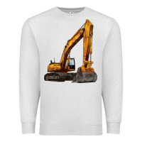 Oatmeal Heather excavator Premium Sweatshirt - LillyAllenDesigns