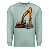 Seafoam excavator Premium Sweatshirt - LillyAllenDesigns