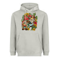 Moon Dust western gnome truck cactus sunflower Heavyweight Hoodie - BarkalooDesign