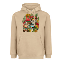 Mushroom western gnome truck cactus sunflower Heavyweight Hoodie - BarkalooDesign