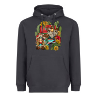 Smoke western gnome truck cactus sunflower Heavyweight Hoodie - BarkalooDesign