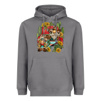 Storm western gnome truck cactus sunflower Heavyweight Hoodie - BarkalooDesign