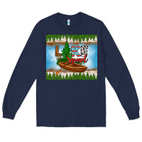 Navy lake squad tumbler Long Sleeve Tee - HRA Design Shop