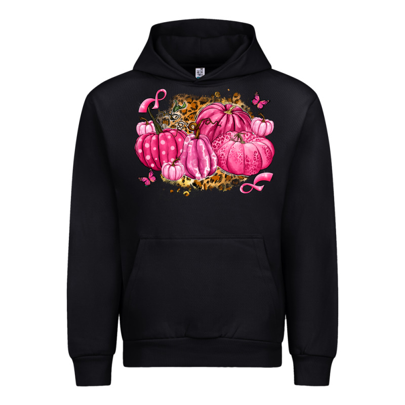 Breast Cancer Awareness Pink Pumpkins Urban Hoodie by LillyAllenDesigns | Teevron