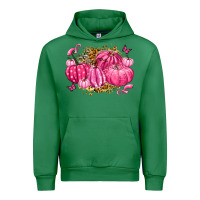 Emerald breast cancer awareness pink pumpkins Urban Hoodie - LillyAllenDesigns