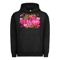 Pigment Black breast cancer awareness pink pumpkins Urban Hoodie - LillyAllenDesigns
