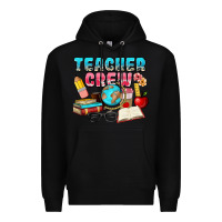 Black teacher crew Premium Hoodie - NancyCooperArtShop