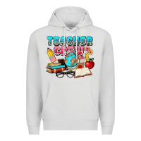 Dove Grey teacher crew Premium Hoodie - NancyCooperArtShop