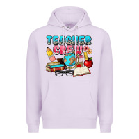 Lilac teacher crew Premium Hoodie - NancyCooperArtShop