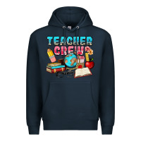 Navy teacher crew Premium Hoodie - NancyCooperArtShop