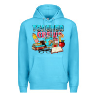 Ocean Blue teacher crew Premium Hoodie - NancyCooperArtShop