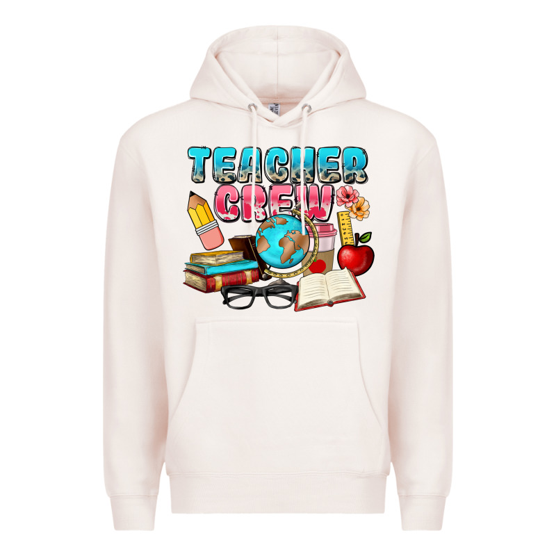 Teacher Crew Premium Hoodie by NancyCooperArtShop | Teevron