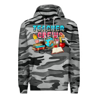Slate Camo teacher crew Premium Hoodie - NancyCooperArtShop