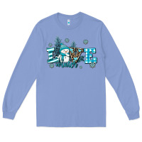 Colony Blue love winter Long Sleeve Tee - AdoDesignShop