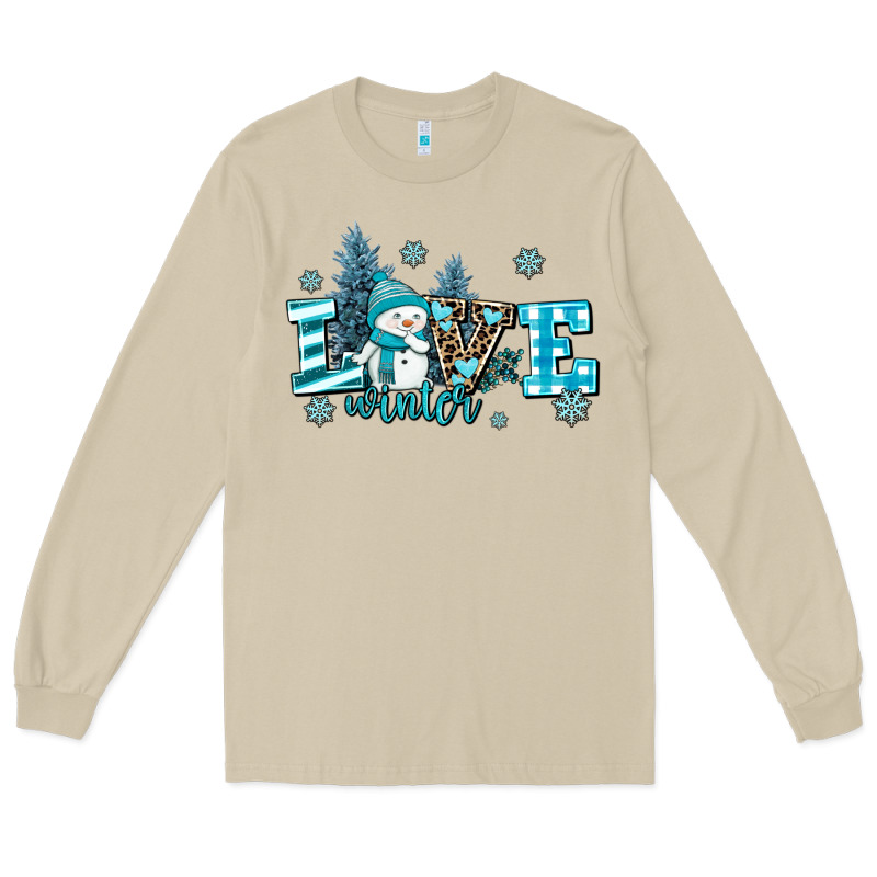 Love Winter Long Sleeve Tee by AdoDesignShop | Teevron