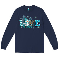 Navy love winter Long Sleeve Tee - AdoDesignShop