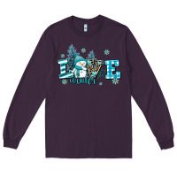 Plum love winter Long Sleeve Tee - AdoDesignShop