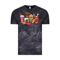 Cloud Black dachshund coffee cups Vintage Tee - Zillion Design Studio