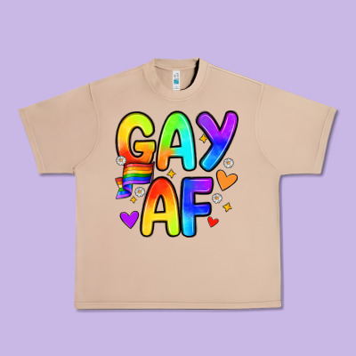 Gay Af Urban Heavy Tee Designed By Zillion Design Studio