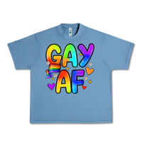 Pebble Blue gay af Urban Heavy Tee - Zillion Design Studio