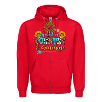 Red raised on country and sunshine Zipper Hoodie - AdoDesignShop