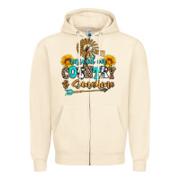 Sandshell raised on country and sunshine Zipper Hoodie - AdoDesignShop