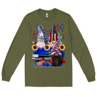 4th Of July Gnomes Truck Long Sleeve Tee | Teevron