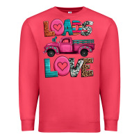 Cardinal loads of love valentine's day truck Premium Sweatshirt - Jasminsmagicworld