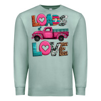 Seafoam loads of love valentine's day truck Premium Sweatshirt - Jasminsmagicworld