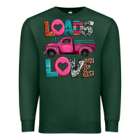 Sports Green loads of love valentine's day truck Premium Sweatshirt - Jasminsmagicworld