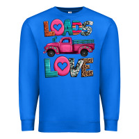 True Royal loads of love valentine's day truck Premium Sweatshirt - Jasminsmagicworld